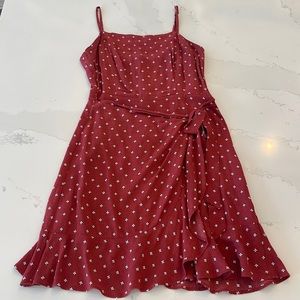 Abercrombie Burgundy Mini Dress